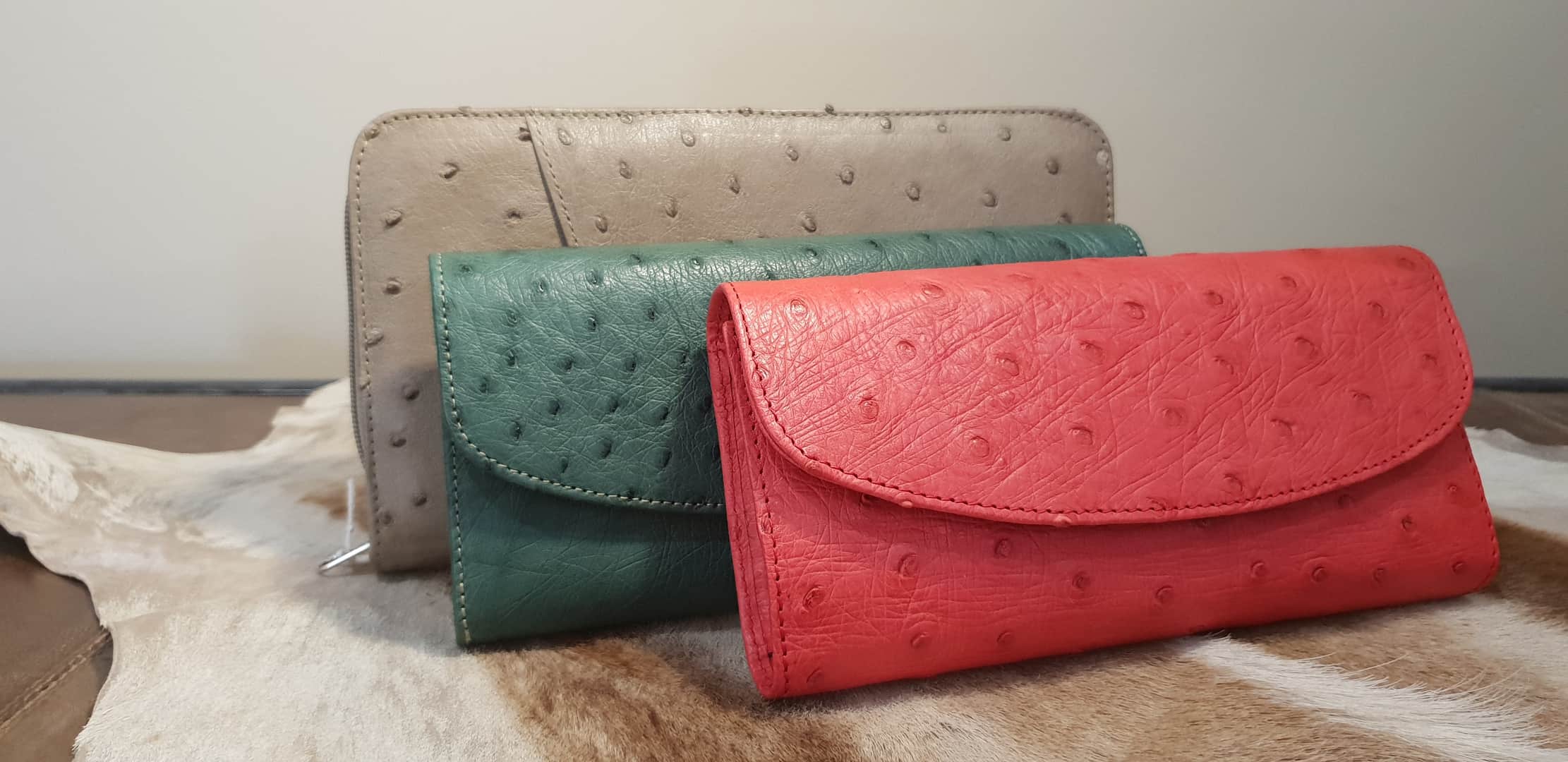 Blue Ostrich Effect Crossbody Leather Handbags Classics Bag | Baginning