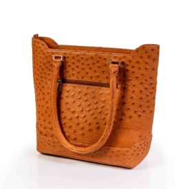 Oudtshoorn Brown Ostrich Leather Handbag